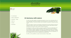 Desktop Screenshot of greenline-products.net